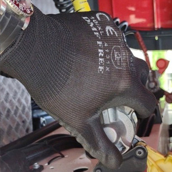 24 τεμάχια/12 ζεύγη Προστασία ασφαλείας PU Nitrile Rubber Safety Coated Gloves Working Gloves Mechanical Construction Working Glove for Man