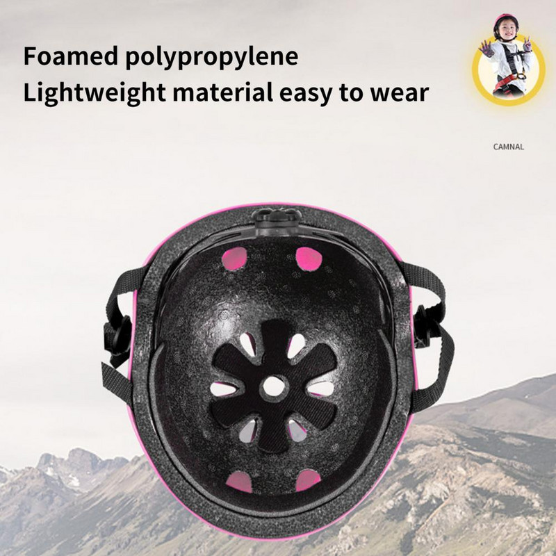 Visu sezonu noderīgs āra bērnu kāpšanas ķivere drošības vāciņš Stabila bērnu ķivere Triecienizturīga piedzīvojumiem džungļos