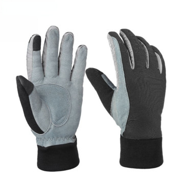 Зимни топли мъжки ръкавици Работа Шофьор Ветроустойчиви TPU Защита Защита Носете Безопасност Работа за мъже Жена 8018