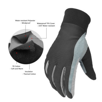 Зимни топли мъжки ръкавици Работа Шофьор Ветроустойчиви TPU Защита Защита Носете Безопасност Работа за мъже Жена 8018