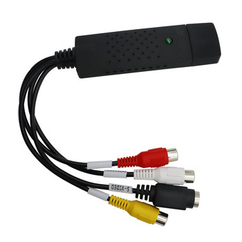 USB2.0 Audio Video Capture Card TV Tuner VHS към DVD Video Capture Converter за Win7/8/XP/Vista с USB кабел