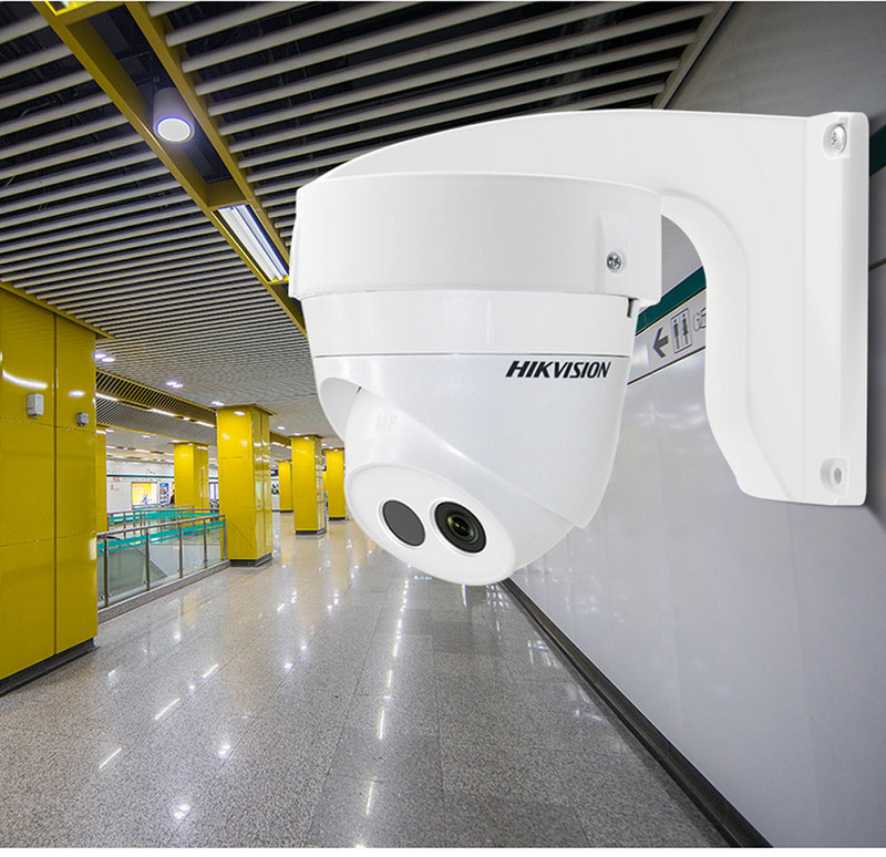 Universalus vandeniui atsparus plastikinis stebėjimo pusrutulio laikiklis, vidinis kupolinis stebėjimo IP kameros išorinis sieninis laikiklis