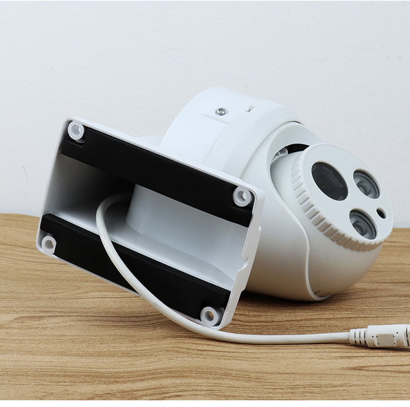 Universalus vandeniui atsparus plastikinis stebėjimo pusrutulio laikiklis, vidinis kupolinis stebėjimo IP kameros išorinis sieninis laikiklis