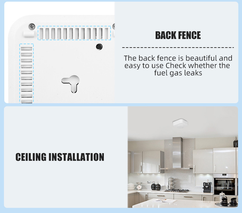 CoRui Tuya Wifi senzor prirodnog plina zapaljivo kućanstvo Pametni dom LPG plin alarm detektor curenja senzor sigurnost od požara