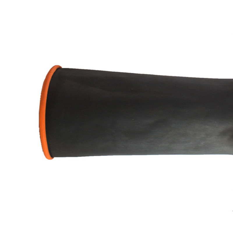 Industriālie melni lieljaudas eļļas sārmi, mājsaimniecības drošības darba lateksa garie cimdi, biezināti, izturīgi pret skābi, ķīmiski cimdi, aizsargājoši