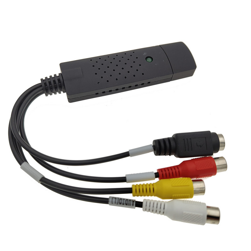 USB 2.0 VHS uz DVD pārveidotājs Pārveidojiet analogo video ciparu formātā audio video DVD VHS ieraksta tveršanas karte