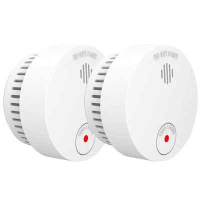 Dūmu trauksmes detektors Augstas jutības ugunsdrošības balss brīdinājuma sensors Dūmu detektora sensors Mājas drošības sistēma Ugunsdzēsēji