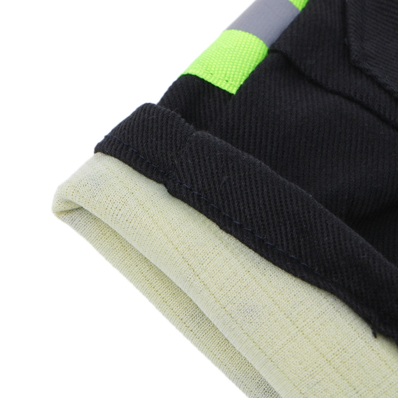 OFBK ugunsdrošības cimdi ar atstarojošu siksnu ugunsizturīgu drošības aprīkojumu