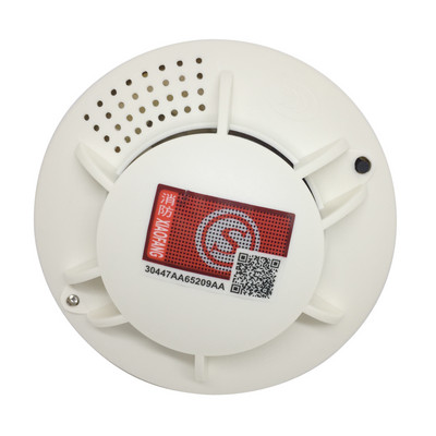 Alarmă independentă de incendiu Detector de fum pentru interior Securitatea casei Protejează tavan Senzor de fum autonom Include baterie