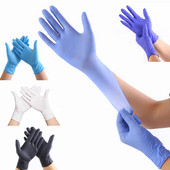 50 db eldobható gumikesztyű mosogatáshoz/konyhai/munkahelyi/gumi/kerti kesztyűk univerzális bal és jobb kézhez