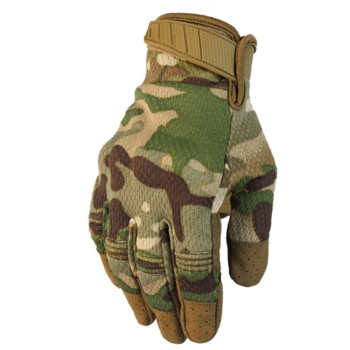 Ανδρικά καμουφλάζ Tactical Full Finger Gloves Airsoft Army Military Sports Ιππασία Κυνήγι Πεζοπορία Ποδηλασία Ποδηλασία Paintball Γάντια