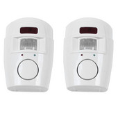 2x mājas drošības signalizācijas sistēma bezvadu detektors + 4x tālvadības pultis Pir infrasarkanais kustības sensors bezvadu trauksmes monitors