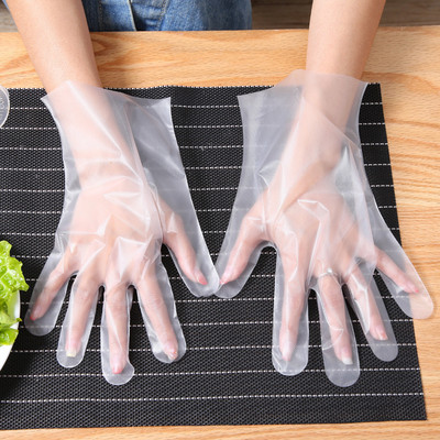 VITCOCO Mănuși cu folie CPE din plastic îngroșat transparent pentru catering mănuși de unică folosință cutie detașabilă