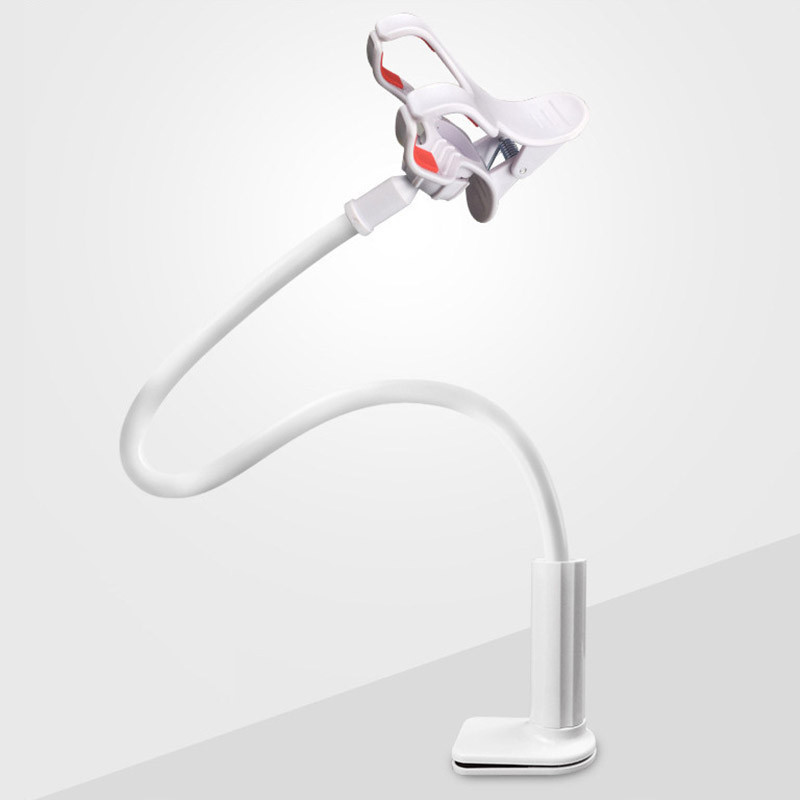 Universalus mobiliojo telefono laikiklis, nešiojamas, lankstus, reguliuojamas 360° kampu klipas Lazy laikiklis namų lovai, staliniam kompiuteriui tvirtinti, išmaniojo telefono stovas