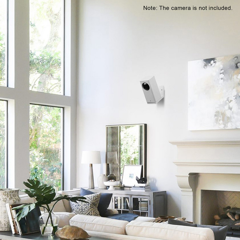 Kit de montare pe perete înclinat fără șuruburi Înlocuire pentru suportul camerei Wyze Cam Pan Suport adeziv puternic Funcție de înclinare completă și pan