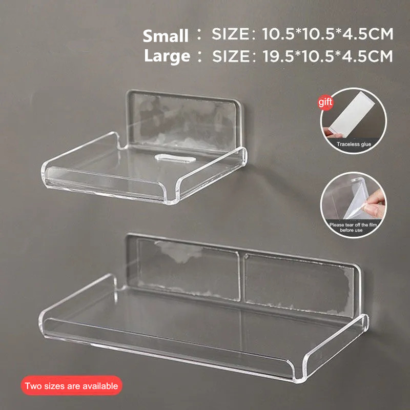 Lyukasztásmentes megfigyelő CCTV kameratartó falra szerelhető állvány projektor konzol öntapadó otthoni kamera polc megfigyelő állvány