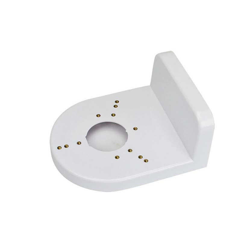 Pie sienas stiprināms puslodes gliemeņu novērošanas plastmasas kronšteins 4 collu 3,5 collu videonovērošanas kameras drošības monitora zondei