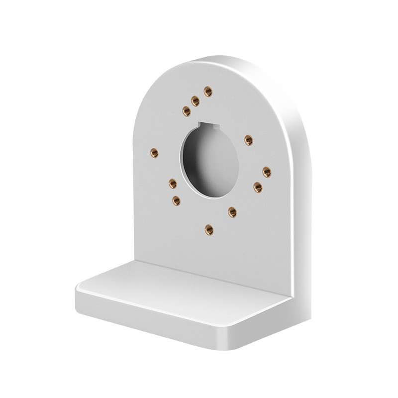 Pie sienas stiprināms puslodes gliemeņu novērošanas plastmasas kronšteins 4 collu 3,5 collu videonovērošanas kameras drošības monitora zondei