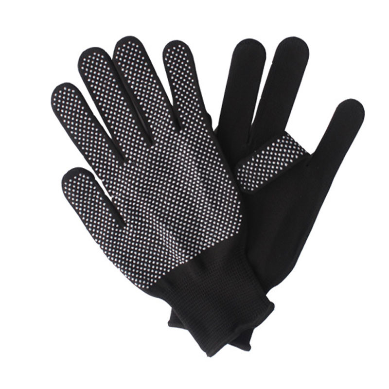 100% visoke kvalitete 12 pari plavih prozračnih najlonskih radnih rukavica Sigurnosne zaštitne rukavice od PVC-a s umočenim dlanom za muškarce ili žene