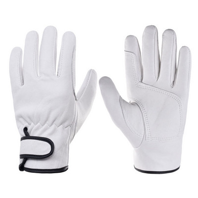 Nahkkindad Meeste töö Lambanahk Aiandus Ohutus Kaitsevahendid Juhikindad Voodriga Naistele