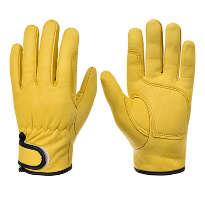 Nahkkindad Meeste töö Lambanahk Aiandus Ohutus Kaitsevahendid Juhikindad Voodriga Naistele