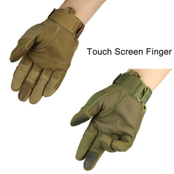Νέο Military Tactical Glove Full Finger for Outdoor Sports Hunting Cycling Γάντια ασφαλείας εργασίας Airsoft CS Paintball Hands