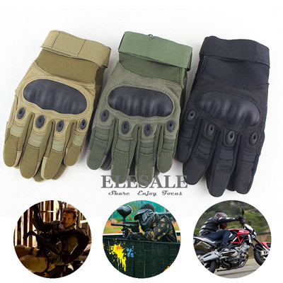 Нова военна тактическа ръкавица с пълен пръст за спорт на открито, лов, колоездене, страйкбол, CS, пейнтбол, ръце, работни защитни ръкавици