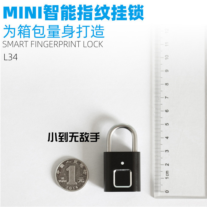 NAUJAS beraktis seifas „Cerradura Inteligente“ nuo vagystės „Smart Candado Huella“ pirštų atspaudų elektroninė pakabinama užraktas, skaitmeninis durų užraktas L34
