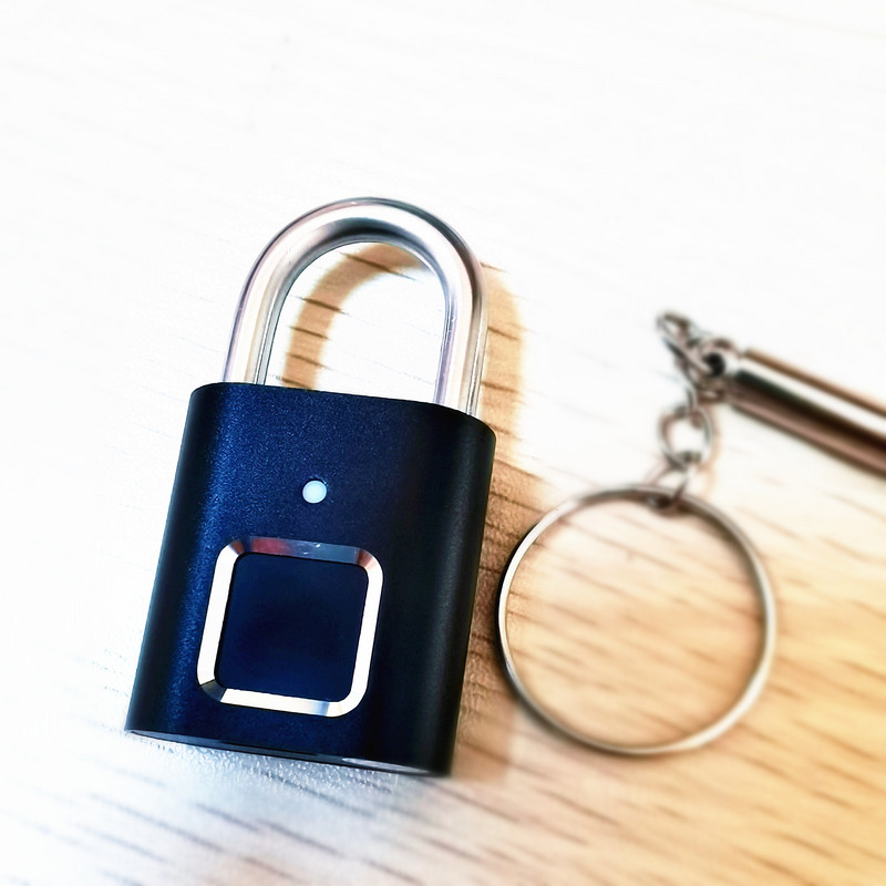 NAUJAS beraktis seifas „Cerradura Inteligente“ nuo vagystės „Smart Candado Huella“ pirštų atspaudų elektroninė pakabinama užraktas, skaitmeninis durų užraktas L34