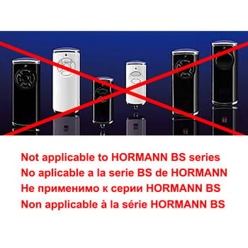 HORMANN Дистанционно управление за гаражна врата HORMANN HSM2 HSM4 868 MHZ Ръчен предавател 868.35 mhz