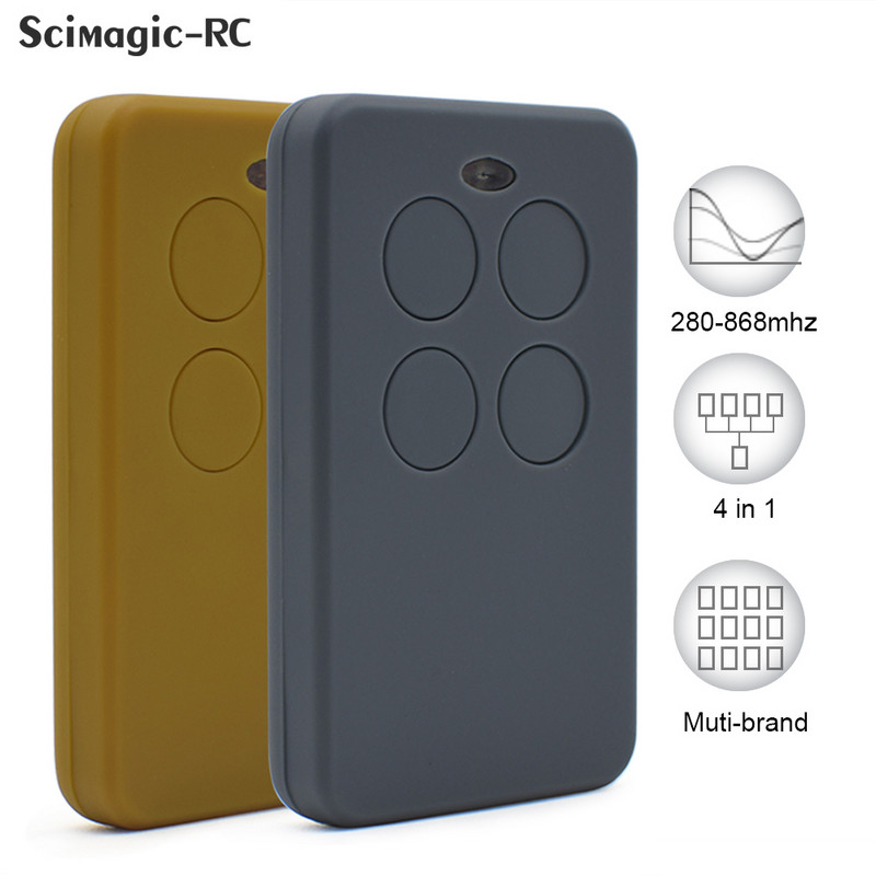 Garāžas tālvadības pults pavairotājs 286-868MHz daudzfrekvenču kodu satvērējs 433MHz 868MHz Clone Gate Key Fob atvērējs rokas raidītājs