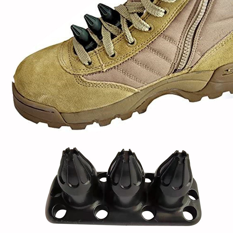 2бр. Ninja Kickz Non Lethal Персонален инструмент за самоотбрана Shoe Weapon Kuba Kicks Tactical Women Men Safety Defensa Outdoor Protect