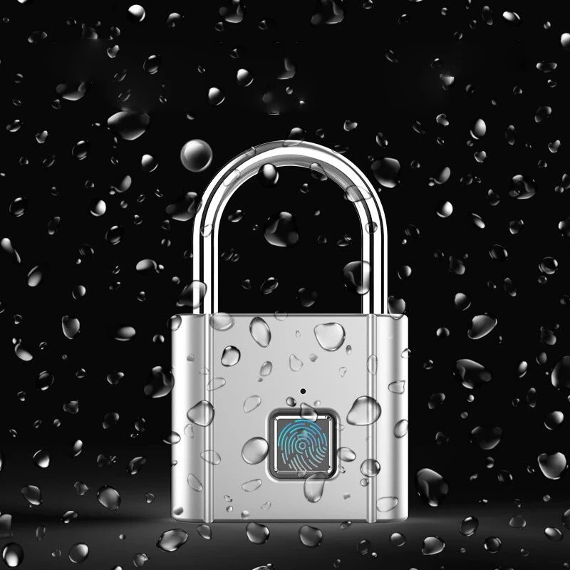 IPRee pirštų atspaudų išmanioji pakabinama 0,5 s greito atrakinimo cinko lydinio metalo beraktė USB įkraunama išmanioji durų užrakta