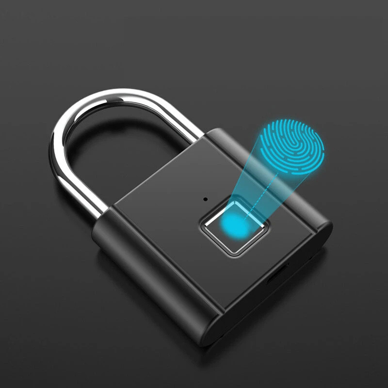 IPRee pirštų atspaudų išmanioji pakabinama 0,5 s greito atrakinimo cinko lydinio metalo beraktė USB įkraunama išmanioji durų užrakta