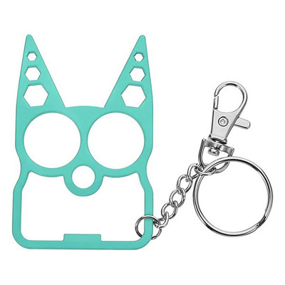 Nerūsējošā tērauda pašaizsardzības daudzrīku atslēgu piekariņš pudeļu attaisāmais skrūvgriezis āra kempinga aprīkojuma izdzīvošanas komplekts atslēgu piekariņš