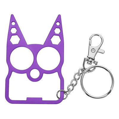 Nerūsējošā tērauda pašaizsardzības daudzrīku atslēgu piekariņš pudeļu attaisāmais skrūvgriezis āra kempinga aprīkojuma izdzīvošanas komplekts atslēgu piekariņš