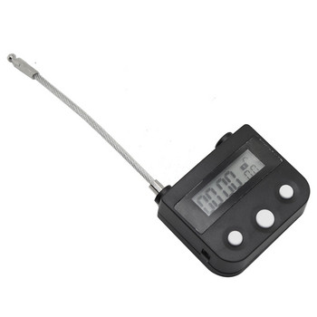 Метална ключалка за таймер USB LCD дисплей Метален електронен акумулаторен многофункционален катинар за таймер Черен