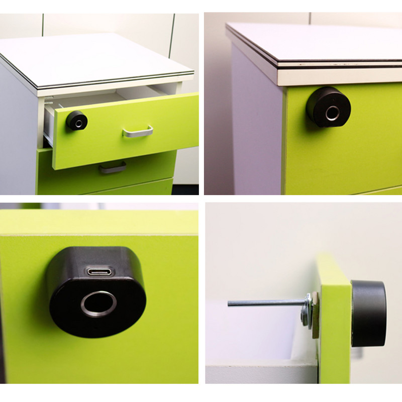 Stalčių išmaniosios elektroninės pirštų atspaudų spynos Apsauginė spintelė Spintelė pirštų atspaudų užraktas Baldų biometriniai duomenys Išmanusis durų užraktas