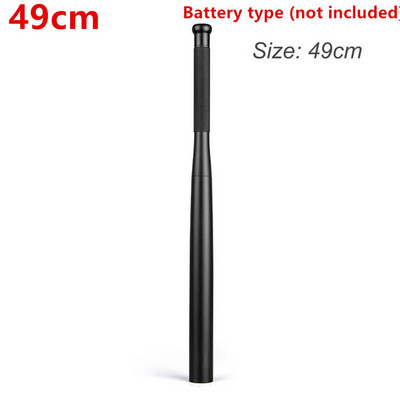 49 cm-es önvédelmi baseball zseblámpa biztonsági védelem LED-es baseball ütőlámpa vészhelyzeti tömegoszlató felszereléshez