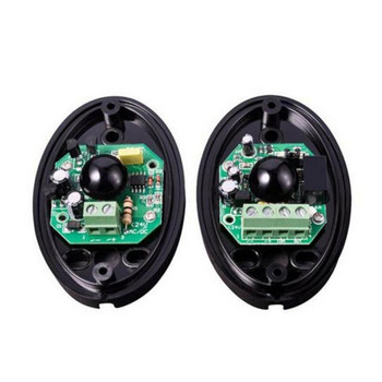 2 еднолъчева аларма Фотоелектрически инфрачервен детектор Система за сигурност на домашната врата Водоустойчив и защитен