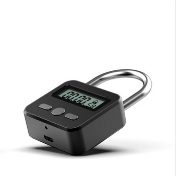 Интелигентна интелигентна метална синхронизация Електронна ключалка с катинар USB Презареждане против пристрастяване Лоши навици Пътна чанта Интелигентни ключалки