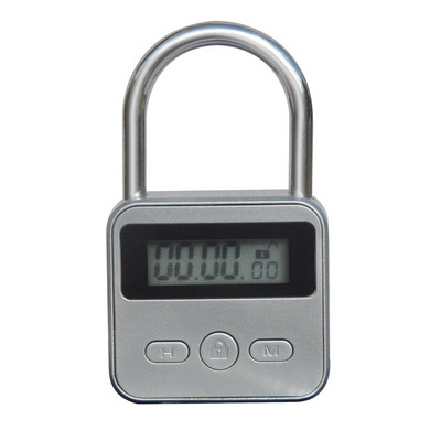 Viedā, inteliģentā metāla laika noteikšanas elektroniskā piekaramā slēdzene USB uzlāde pret atkarību slikti ieradumi ceļojumu soma Viedās slēdzenes