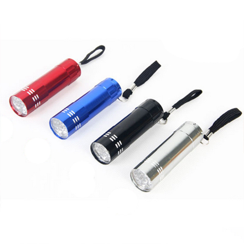 Mini UV ULTRA VIOLET 9 LED žibintuvėlis 4,5v šviesos vandeniui atsparus aliuminio lempa lauko nešiojamas taktinis apšvietimo įrankis UV lempa