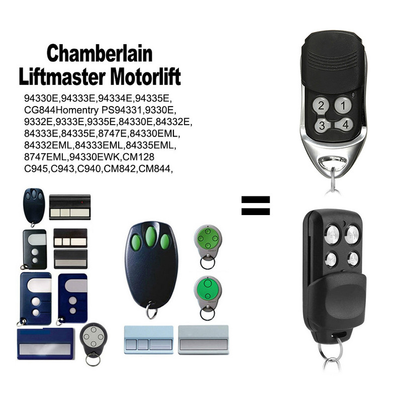 Liftmaster Chamberlain 94335E 433.92mhz kaugjuhtimispult värava garaažiukse kaugjuhtimispult 84335EML käsisaatja