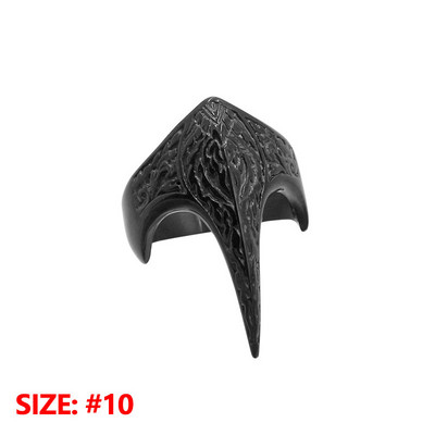 Retro ērgļa knābis pašaizsardzības viena pirksta sprādzes gredzens sievietēm pret vilku vīriešiem āra EDC pirkstu dūres gredzens drošības instrumenti