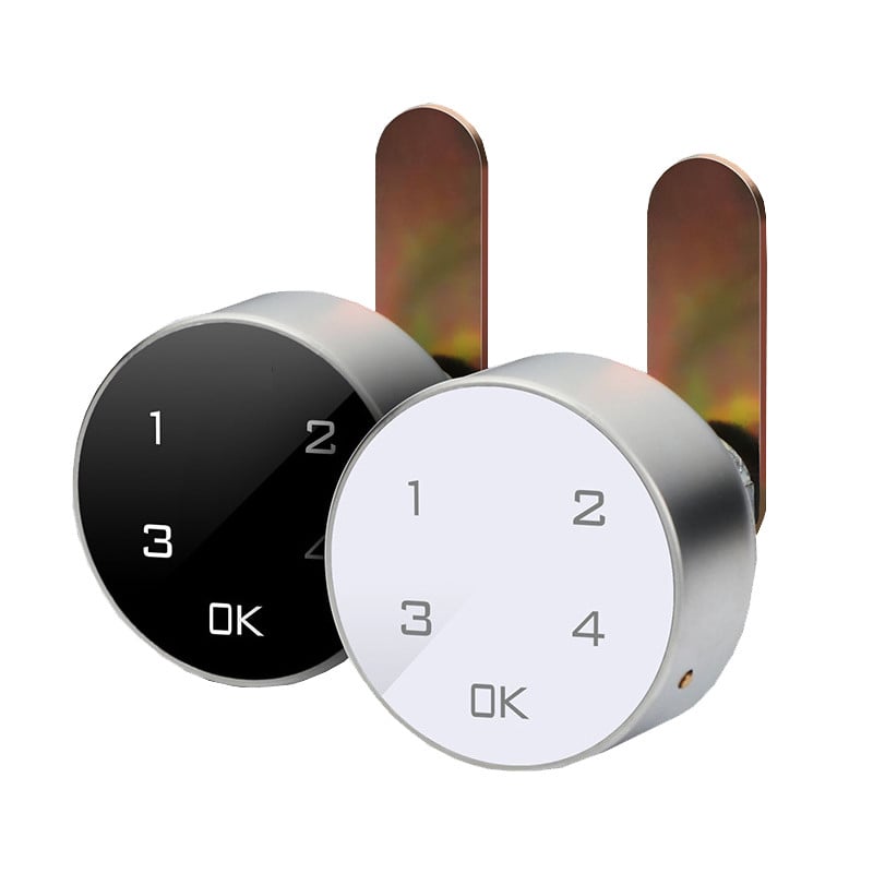 Smart Mini Touch Keypad Digitaalne paroolikood Kapi sahtli lukk Väike suurus Päripäeva Vastupäeva Avamiseks