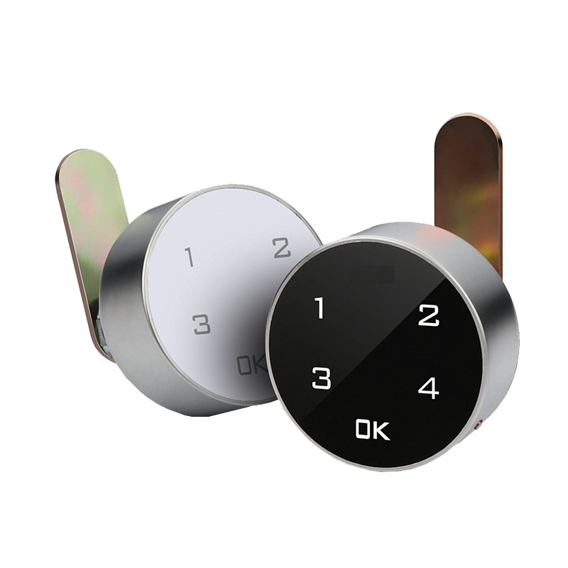 Smart Mini Touch Keypad Digitaalne paroolikood Kapi sahtli lukk Väike suurus Päripäeva Vastupäeva Avamiseks