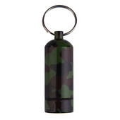 Camo pašaizsardzības alumīnija sakausējuma āra saudzējošais pirmās palīdzības medikamentu komplekts Small Gallipot Cartridge Key Chain FC