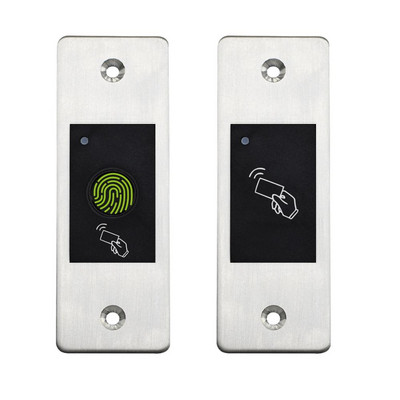Κλειδαριά πόρτας RFID Μεταλλικός σαρωτής ελέγχου πρόσβασης δακτυλικών αποτυπωμάτων Mini Metal IP66 Αδιάβροχη ενσωματωμένη συσκευή ανάγνωσης δακτυλικών αποτυπωμάτων