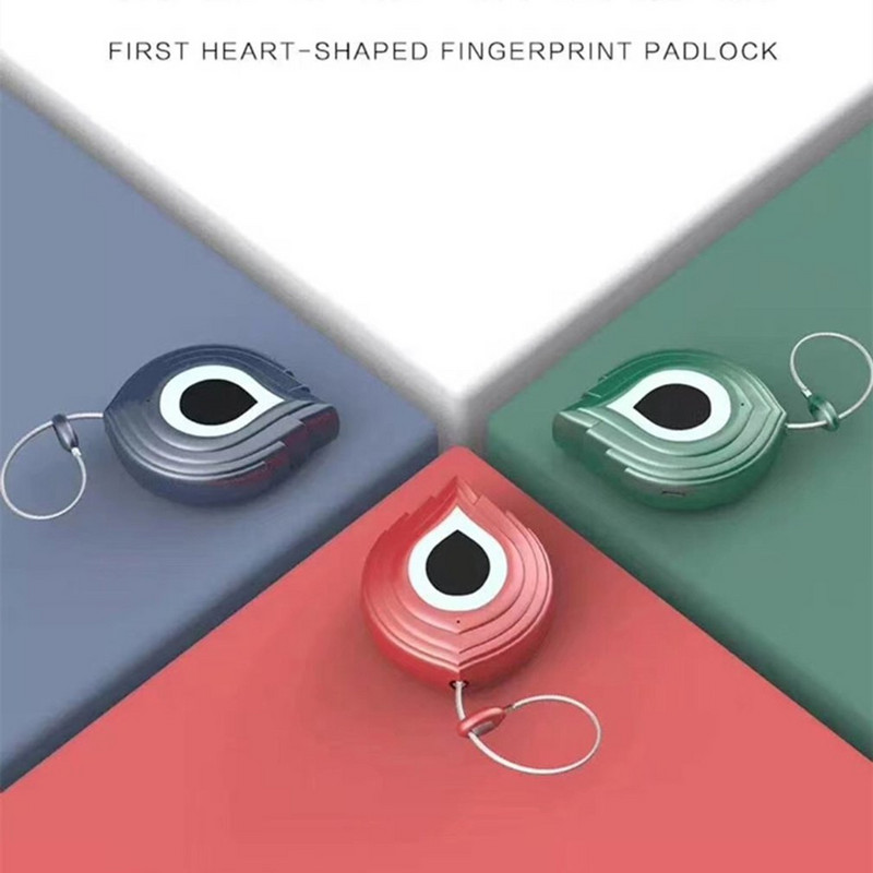 O20 sõrmejäljelukk Nutikas tabalukk Usb laetav võtmeta paroolikiip pagasiruumi kapi luku jaoks veekindel minilukk